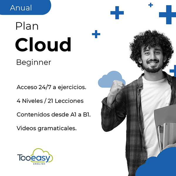 TOO EASY CLOUD ANUAL| Curso de inglés Completo- Fácil, sencillo y entretenido.